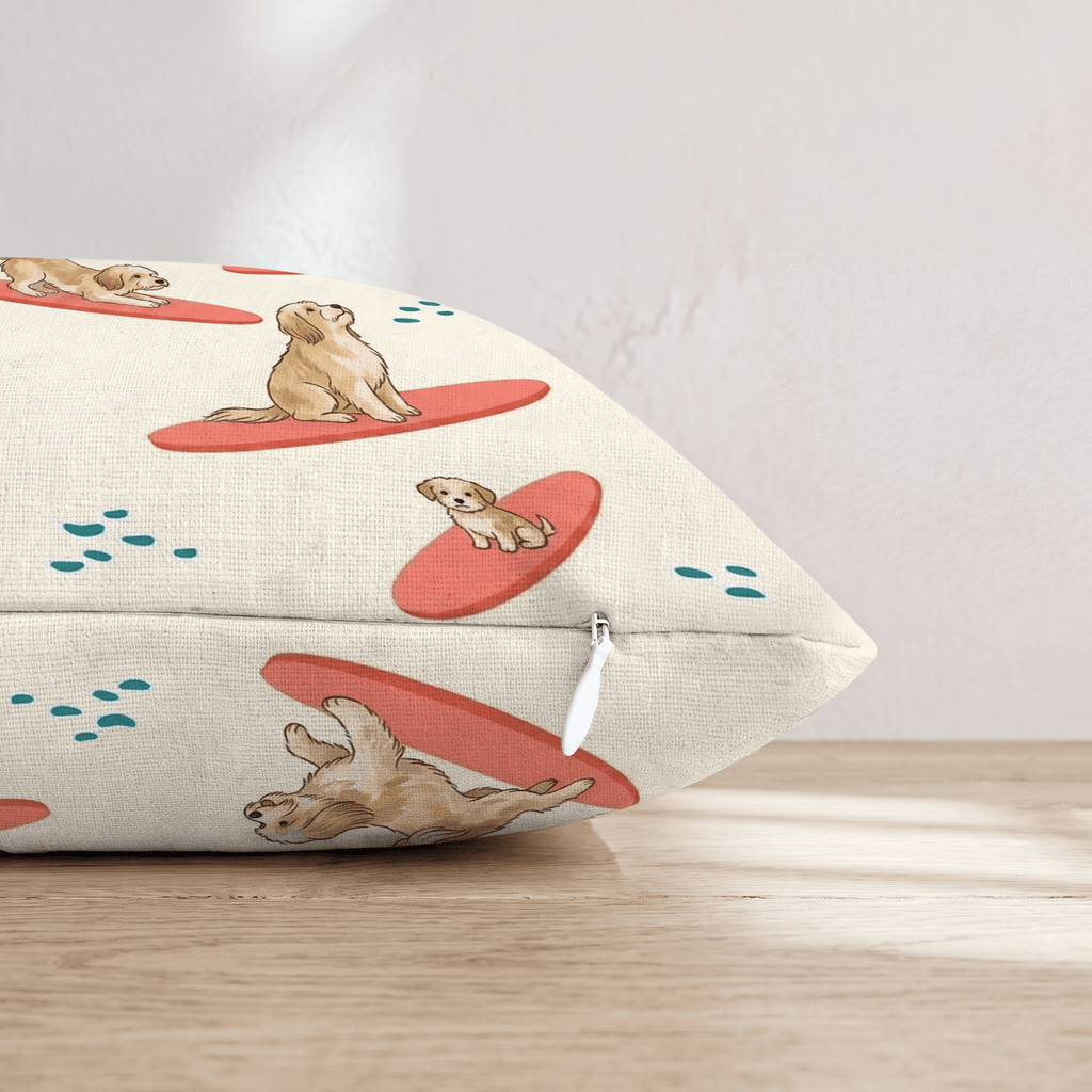 Surf's Up Havanese Throw Pillow - Hillcroft Home