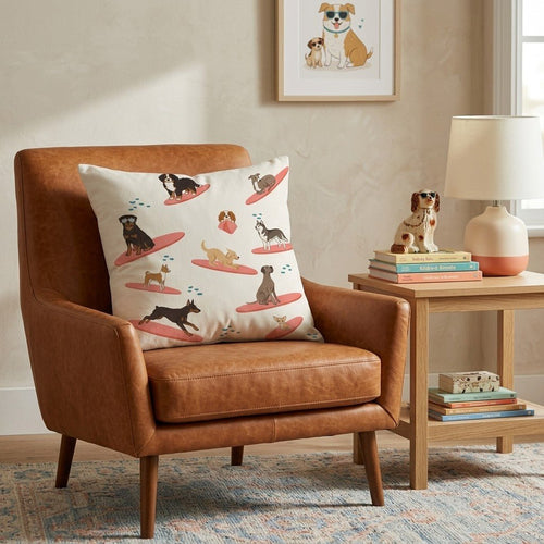 Surfs Up Throw Pillow - Hillcroft Home