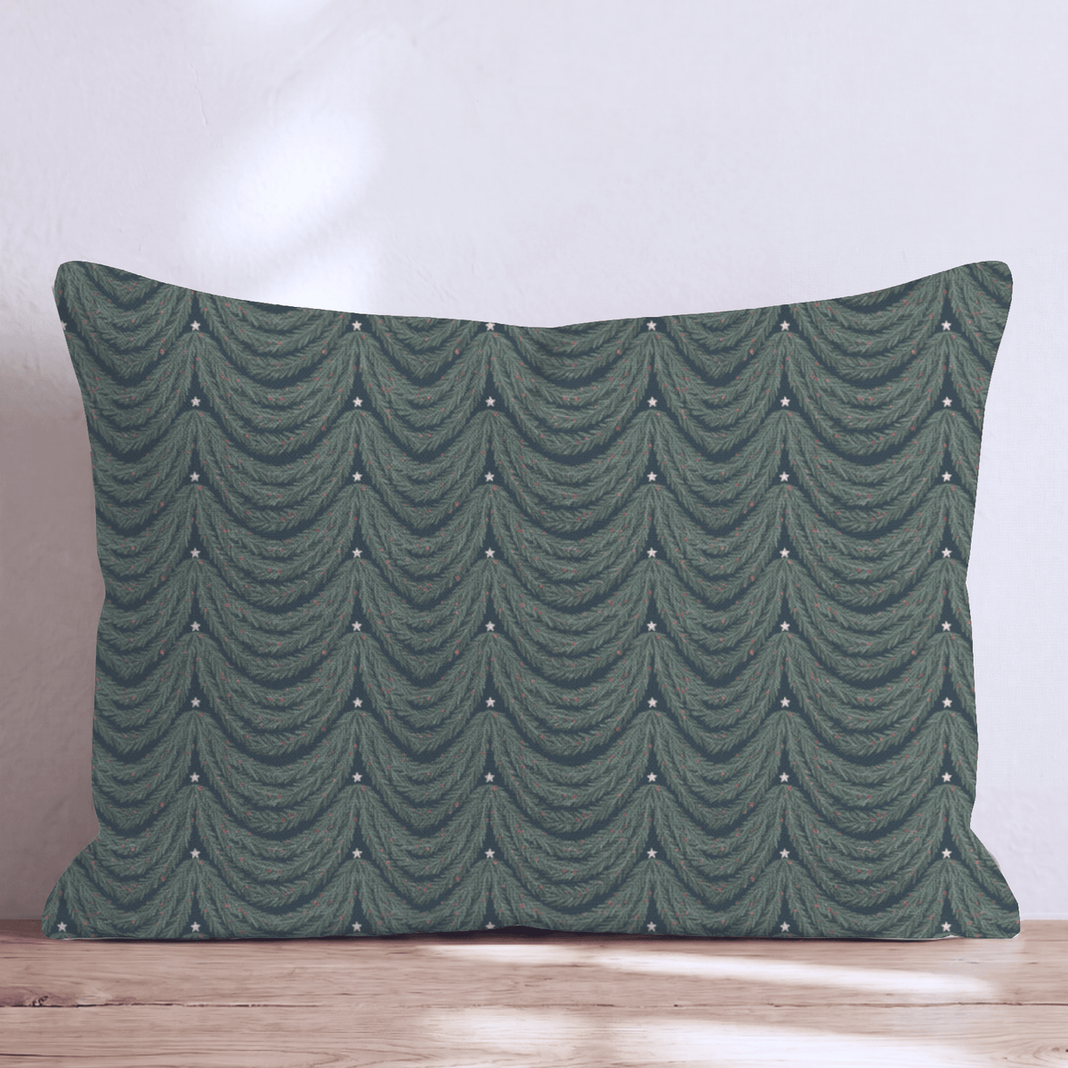 Swag Season Throw Pillow throw pillow - Hillcroft Home
