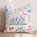 Swan Princess Throw Pillow - Hillcroft Home