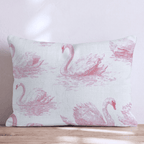 Swans of Love Throw Pillow - Hillcroft Home