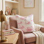 Swans of Love Throw Pillow - Hillcroft Home