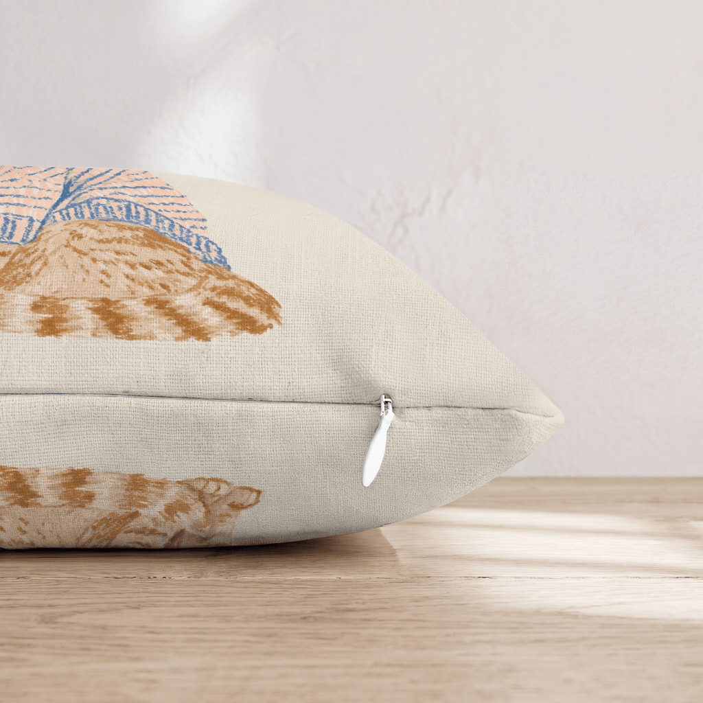 Sweater Tabby Throw Pillow - Hillcroft Home