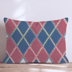 Sweater Vest Plaid Throw Pillow - Hillcroft Home