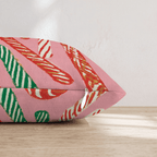Sweet and Peppermint Throw Pillow - Hillcroft Home