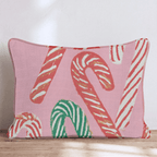 Sweet and Peppermint Throw Pillow - Hillcroft Home