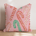 Sweet and Peppermint Throw Pillow - Hillcroft Home