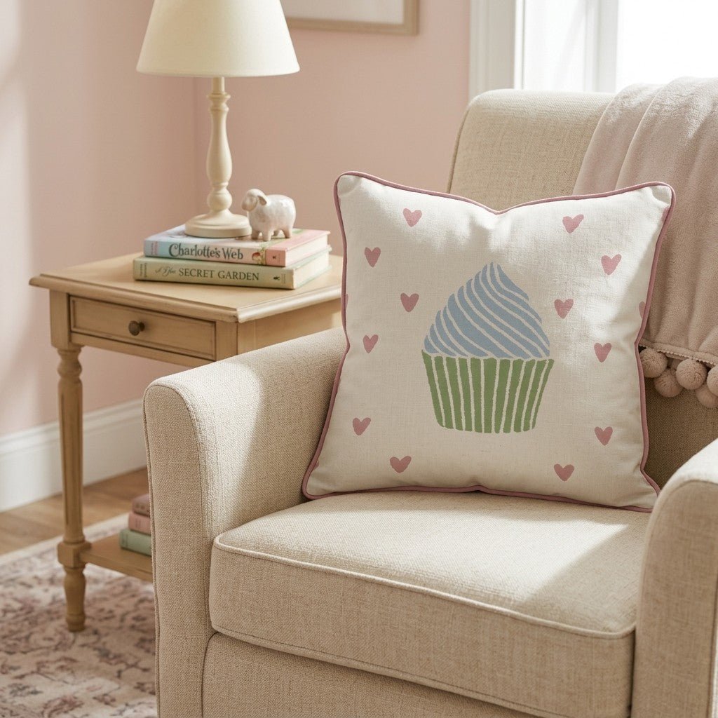 Sweet Cupcake Throw Pillow - Hillcroft Home