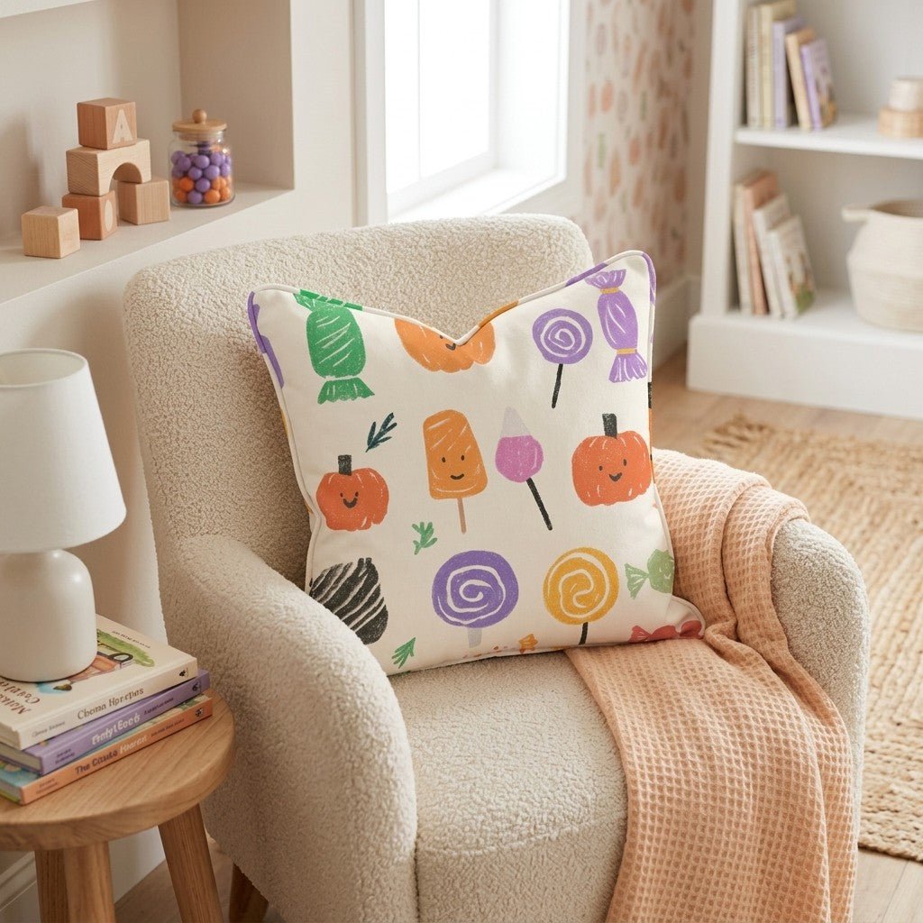 Sweet Frights Throw Pillow - Hillcroft Home
