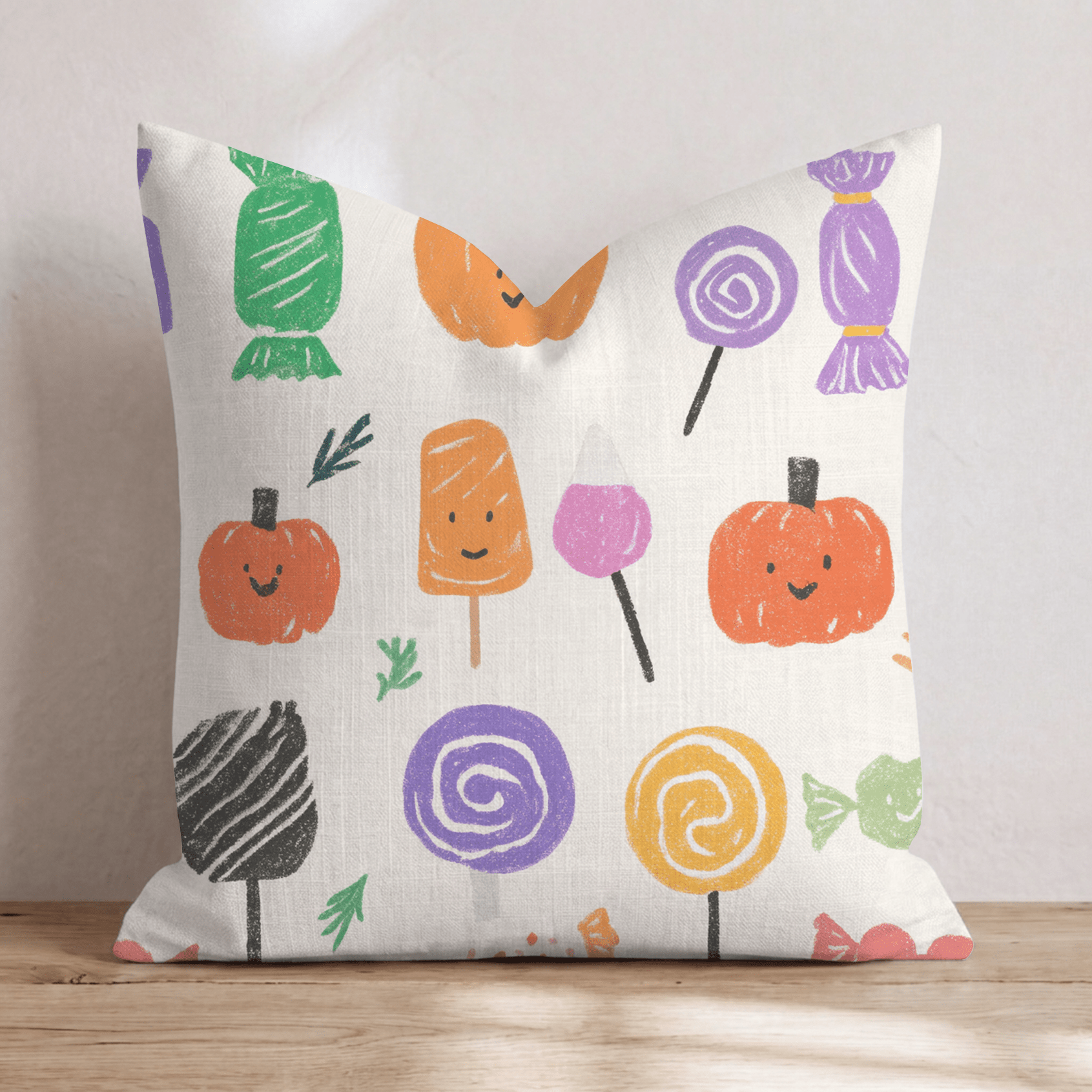 Sweet Frights Throw Pillow - Hillcroft Home