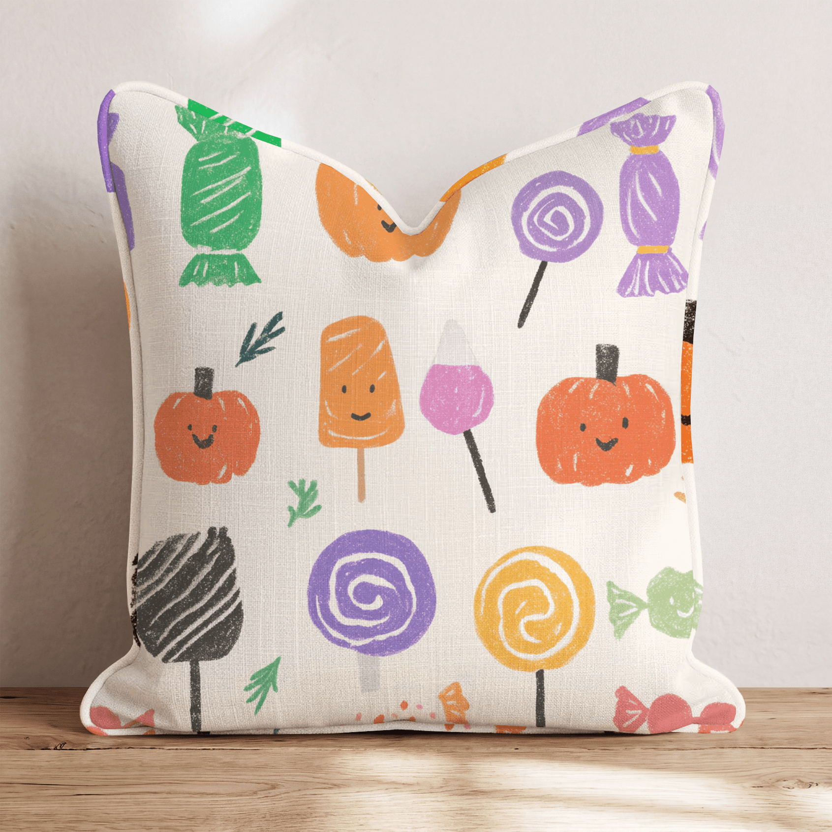 Sweet Frights Throw Pillow - Hillcroft Home