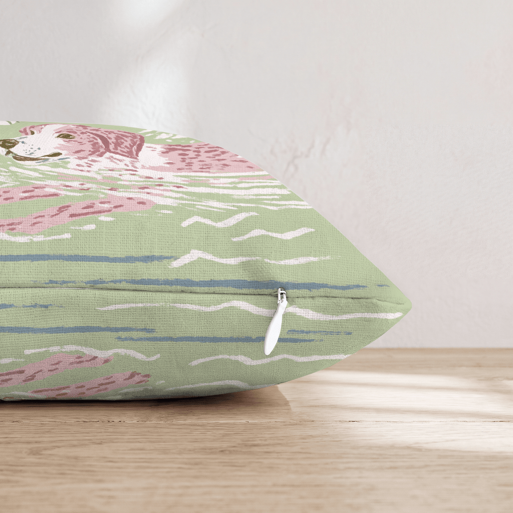 Swimming Buddies Throw Pillow - Hillcroft Home