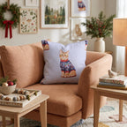 Tabby Floral Sweater Throw Pillow throw pillow - Hillcroft Home
