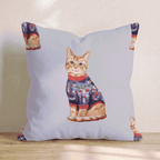 Tabby Floral Sweater Throw Pillow - Hillcroft Home