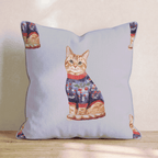 Tabby Floral Sweater Throw Pillow - Hillcroft Home