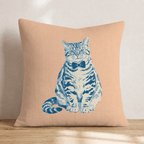 Tabby Gentleman Throw Pillow - Hillcroft Home