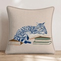 Tabby Nap Throw Pillow - Hillcroft Home