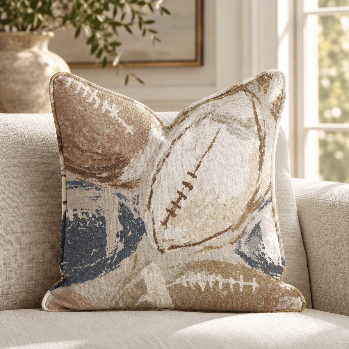 Tailgate Toss Throw Pillow throw pillow - Hillcroft Home