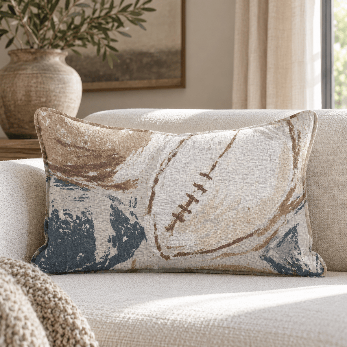 Tailgate Toss Throw Pillow throw pillow - Hillcroft Home