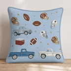 Tailgating Nights Throw Pillow - Hillcroft Home