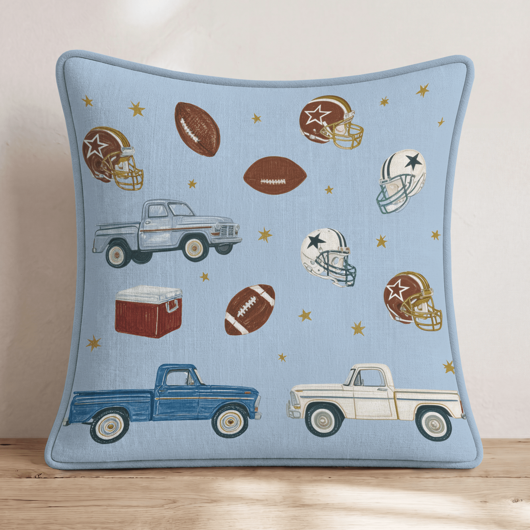Tailgating Nights Throw Pillow - Hillcroft Home