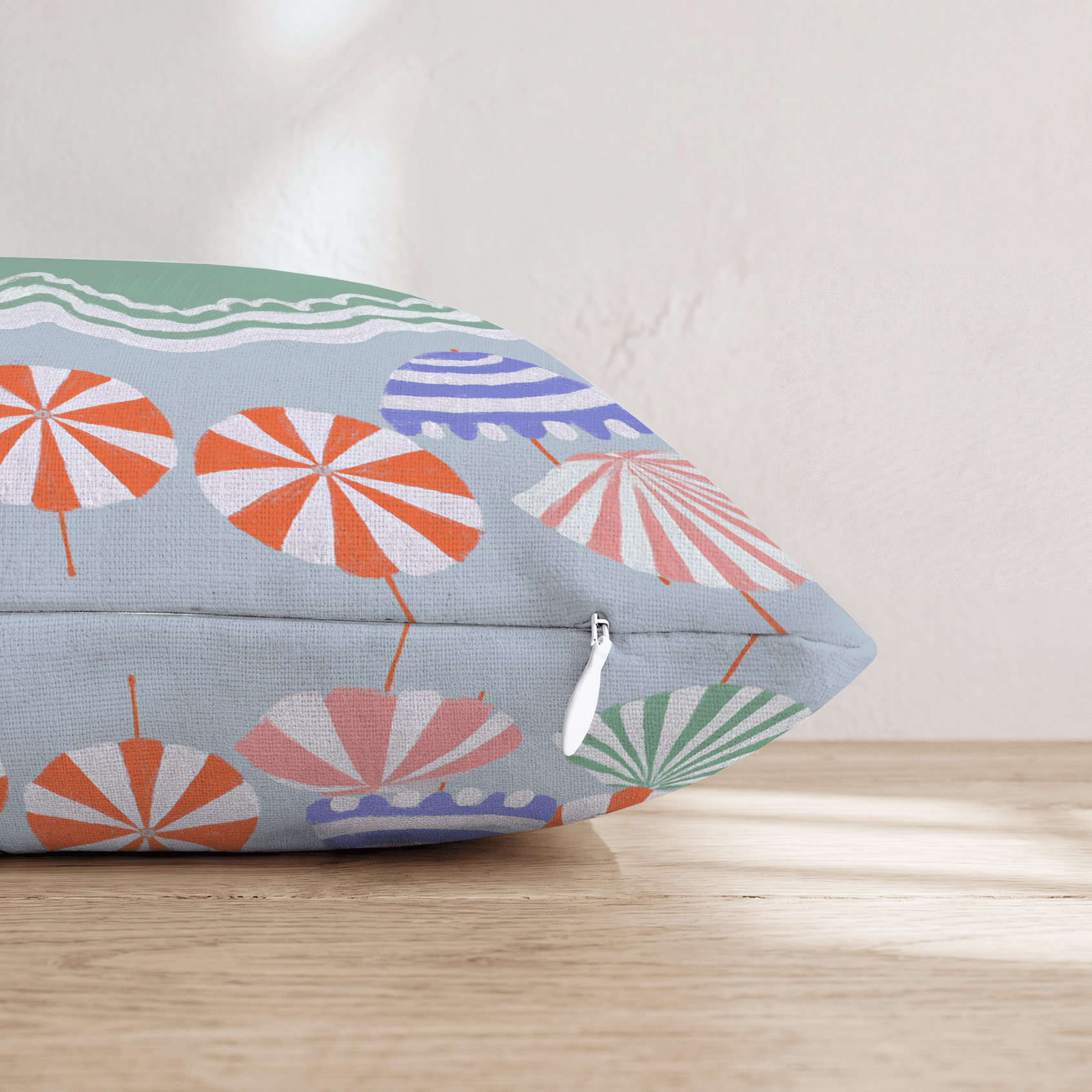 Take a Beach Day Throw Pillow - Hillcroft Home