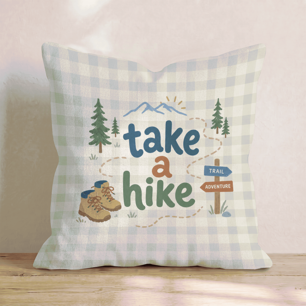 Take a Hike Throw Pillow - Hillcroft Home