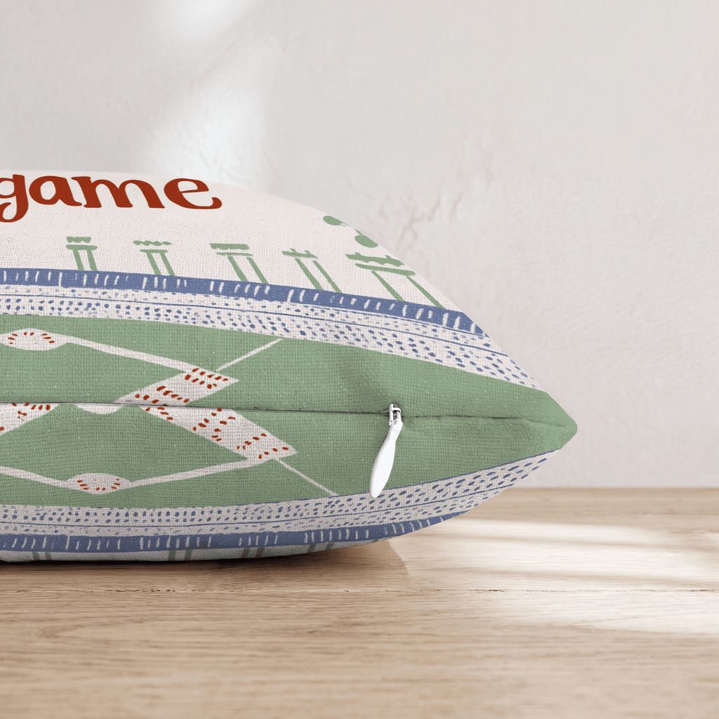 Take Me Out To The Ball Game Throw Pillow - Hillcroft Home