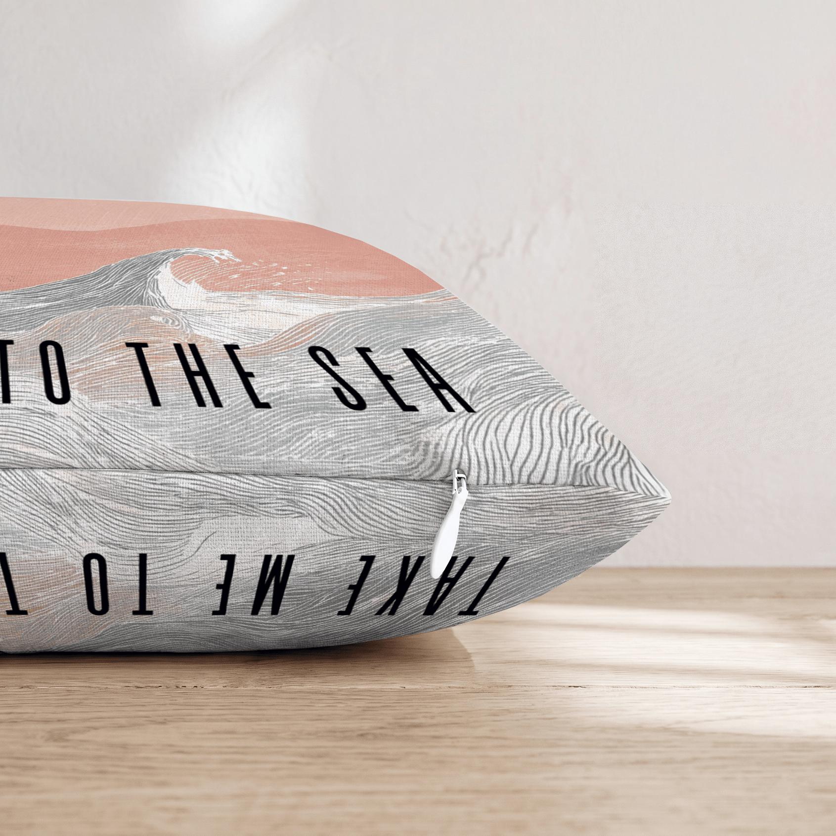 take me to the sea Throw Pillow - Hillcroft Home