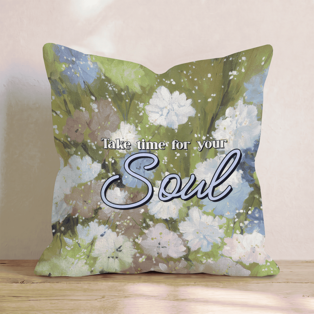 Take time for your Soul Throw Pillow - Hillcroft Home