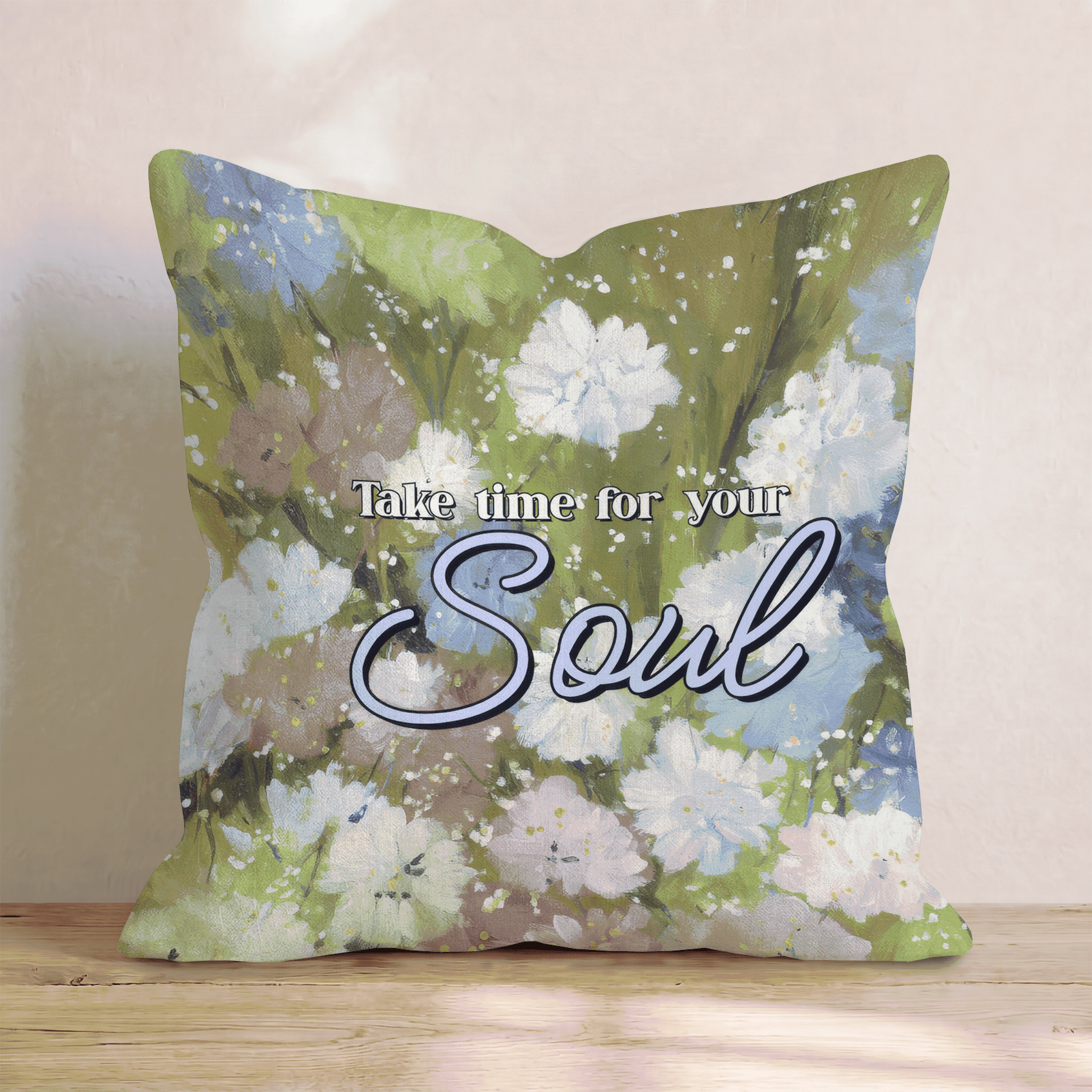 Take time for your Soul Throw Pillow - Hillcroft Home