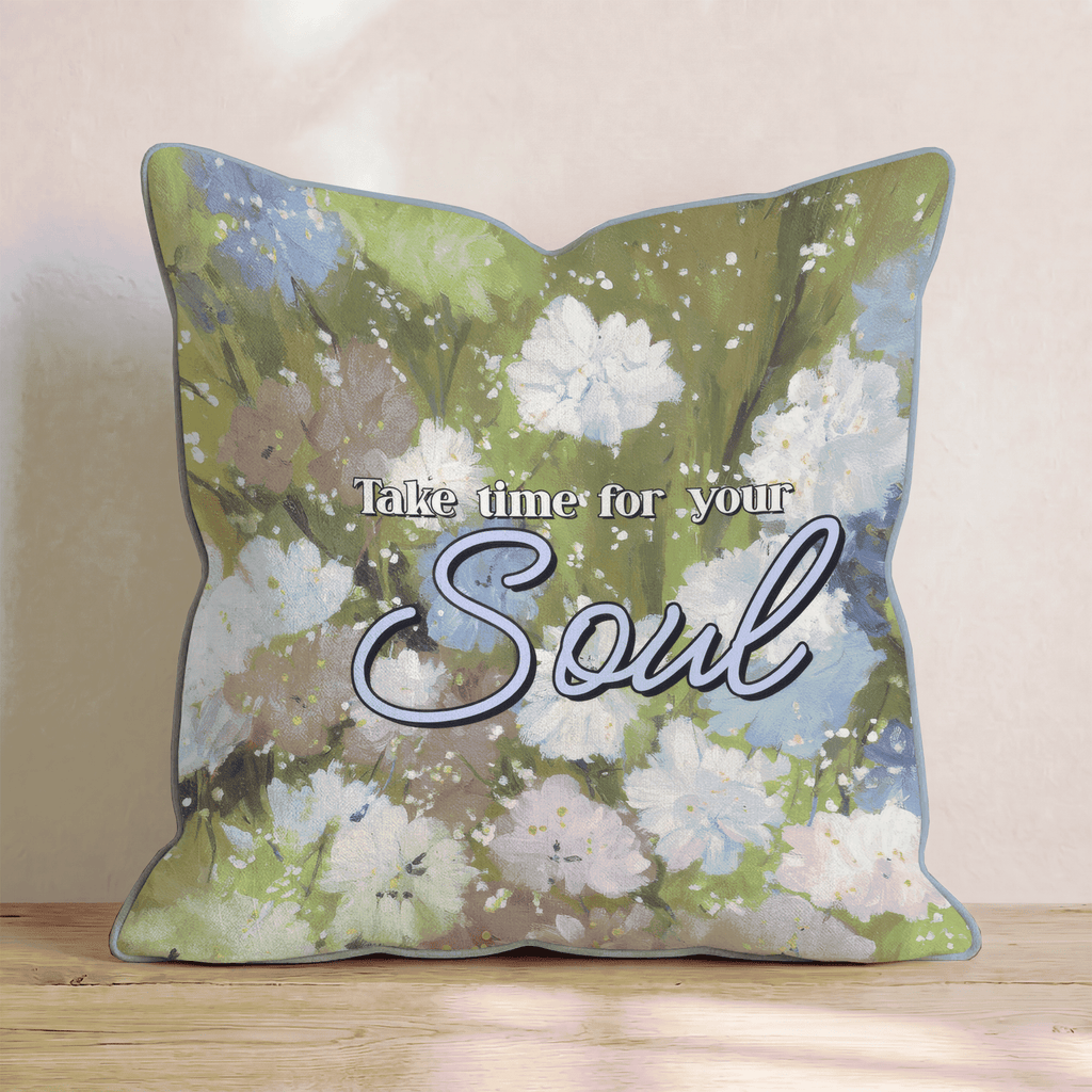 Take time for your Soul Throw Pillow - Hillcroft Home