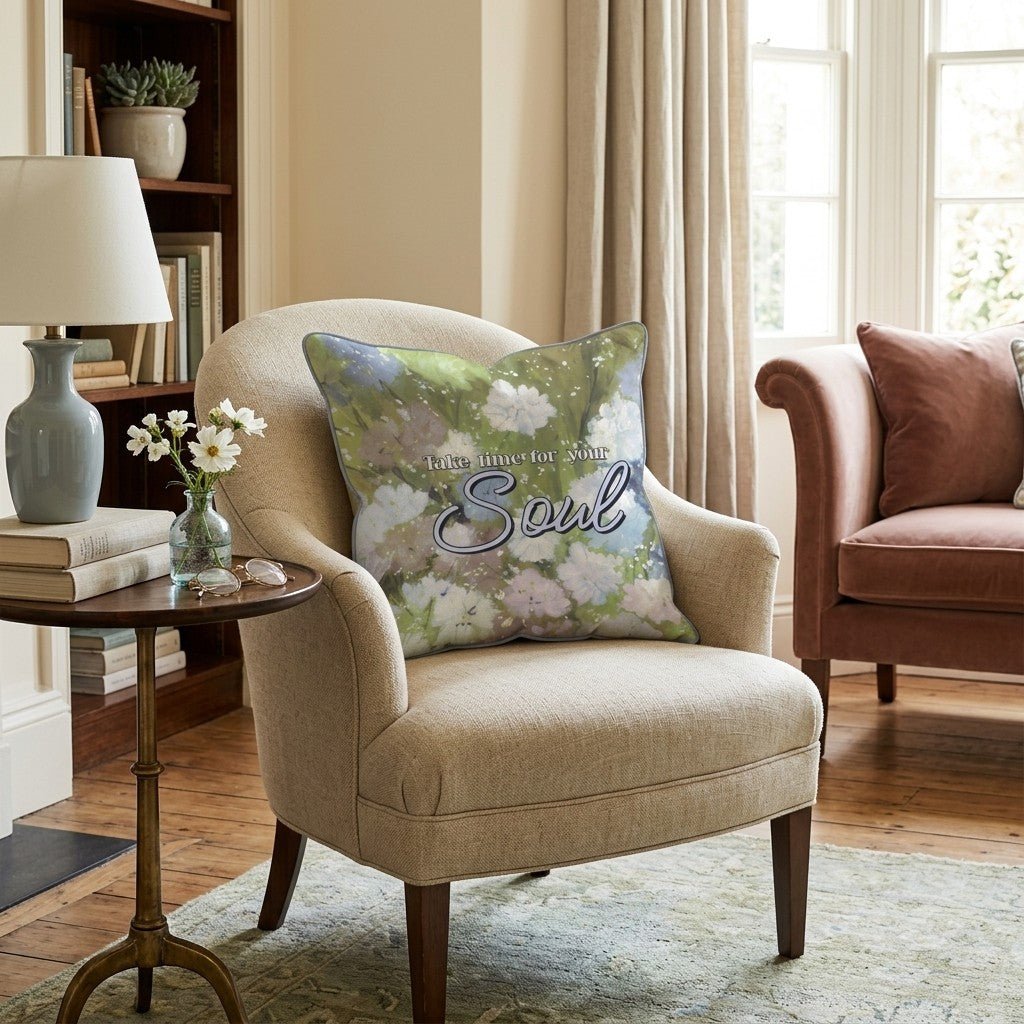 Take time for your Soul Throw Pillow - Hillcroft Home