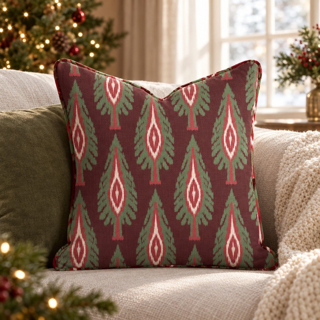 Tannenbaum After Dark Throw Pillow throw pillow - Hillcroft Home