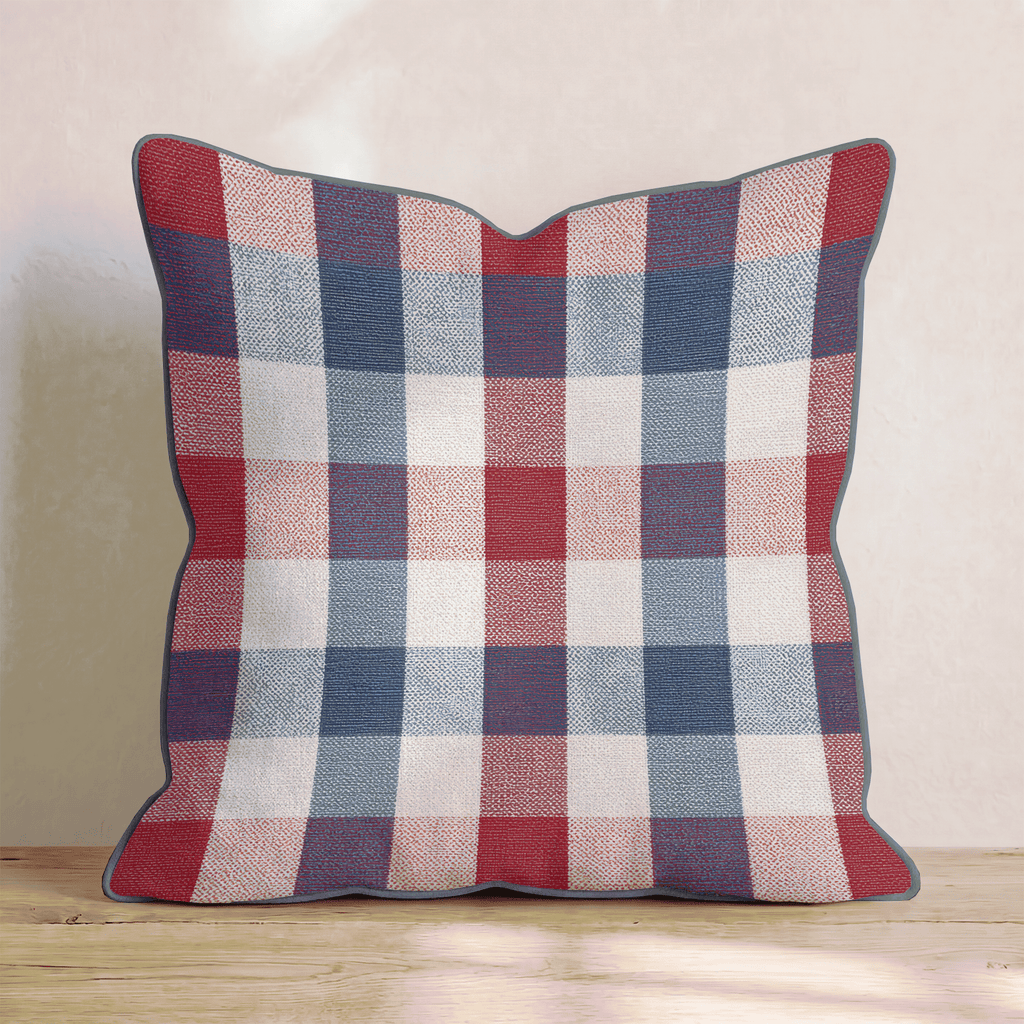 Tartan Breeze Throw Pillow - Hillcroft Home