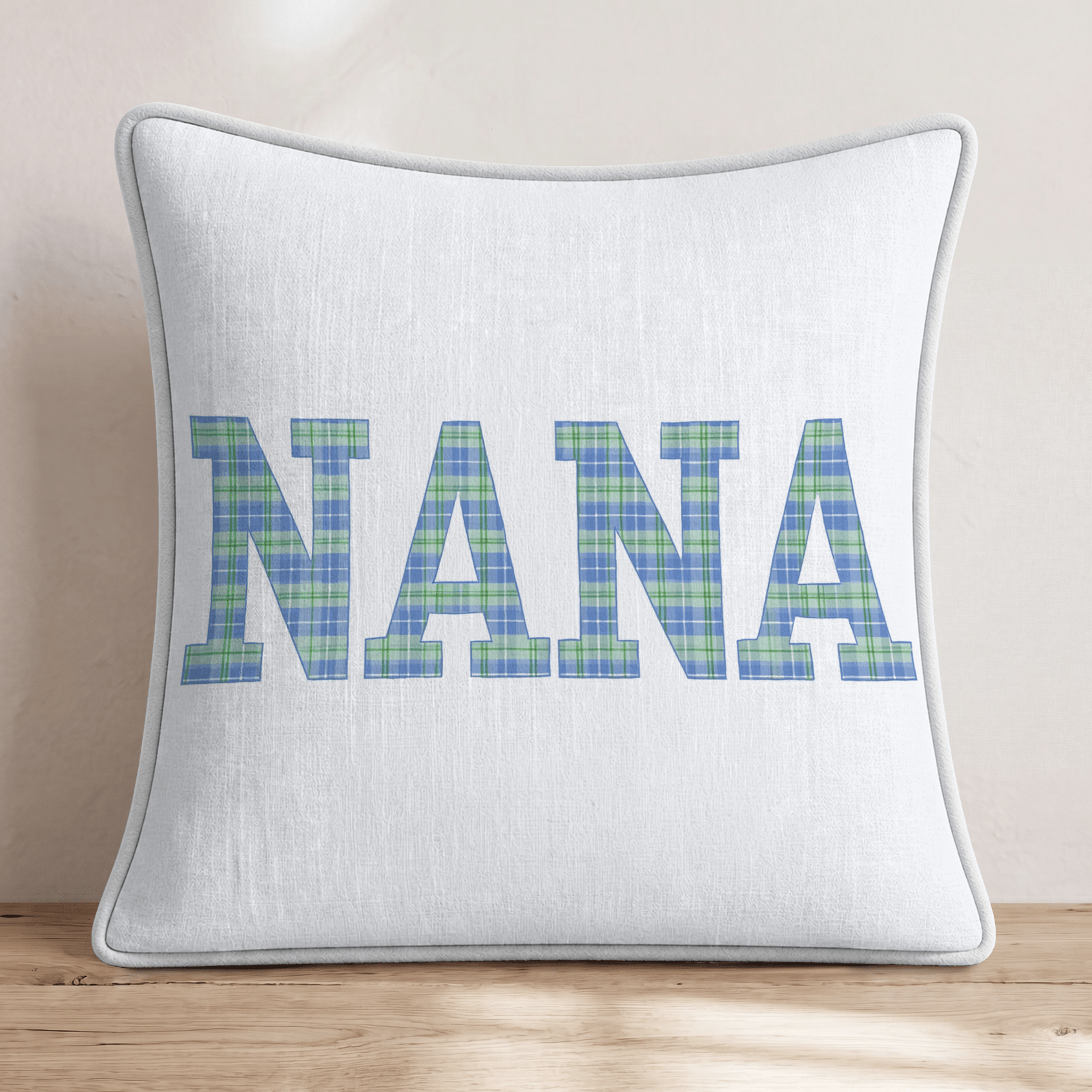 Tartan Nana Throw Pillow - Hillcroft Home