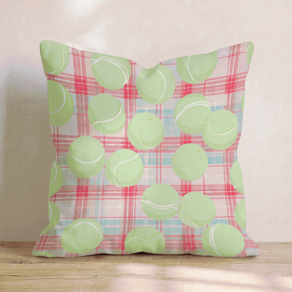 Tartan Tiebreak Throw Pillow - Hillcroft Home
