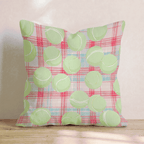 Tartan Tiebreak Throw Pillow - Hillcroft Home