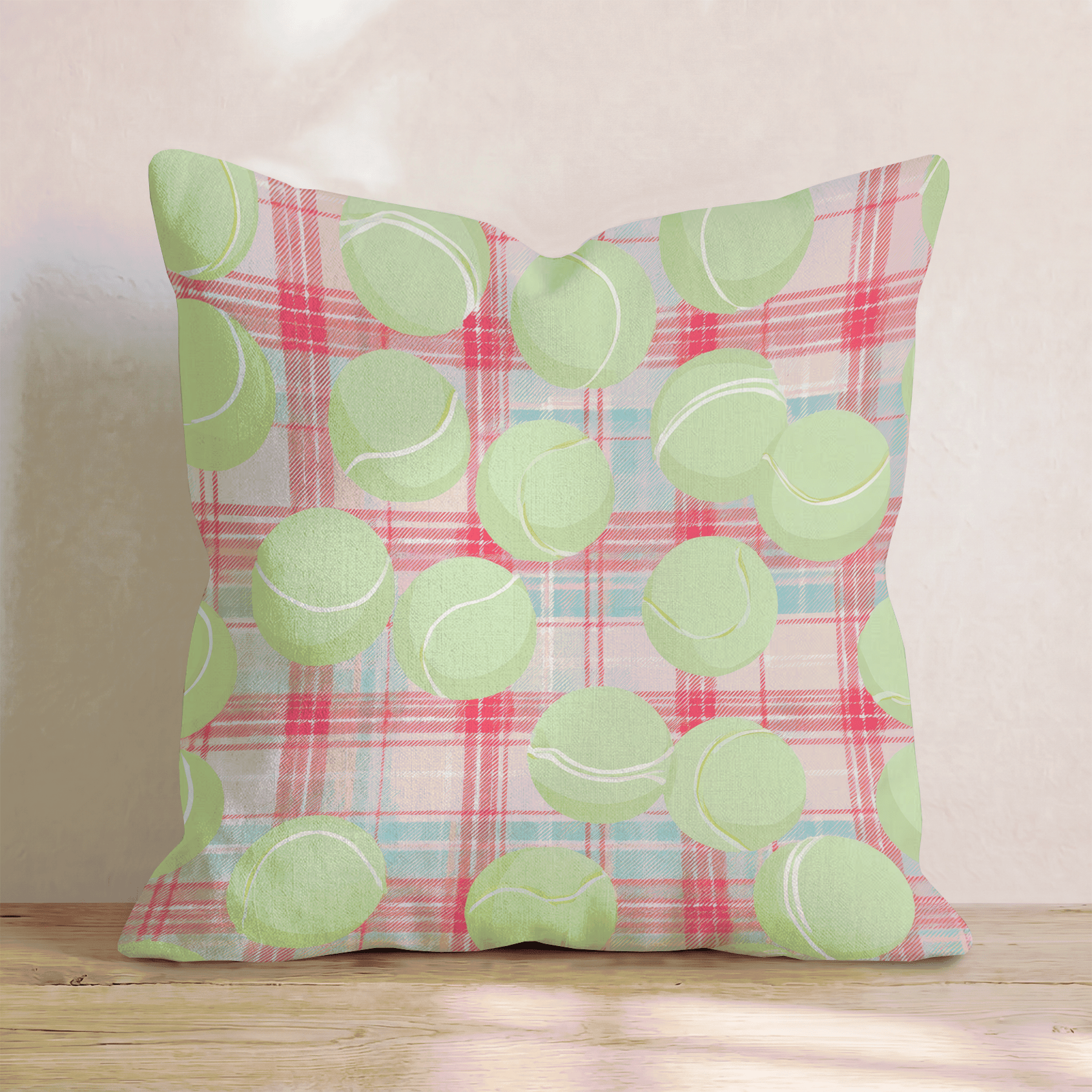 Tartan Tiebreak Throw Pillow - Hillcroft Home