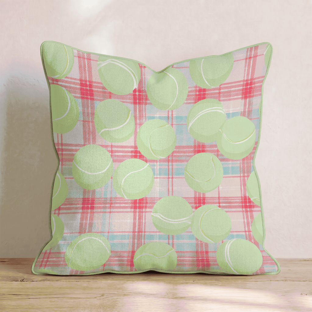 Tartan Tiebreak Throw Pillow - Hillcroft Home
