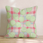 Tartan Tiebreak Throw Pillow - Hillcroft Home