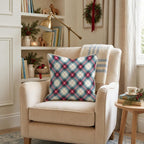 Tartan Up the Tree Throw Pillow throw pillow - Hillcroft Home
