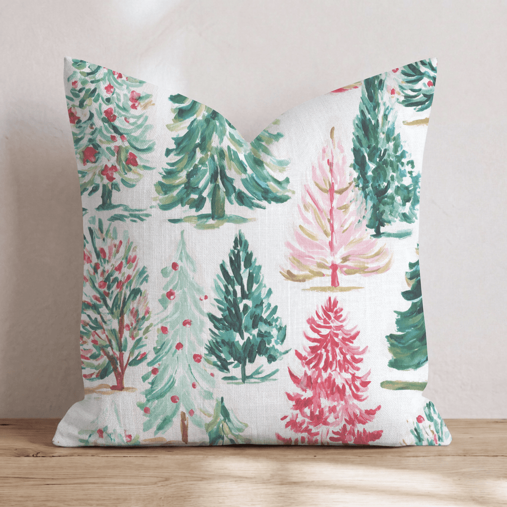 Taylors Tree Farm Throw Pillow - Hillcroft Home