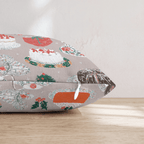 Tea and Tidings Throw Pillow - Hillcroft Home