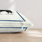 Tea Time Border Collie Throw Pillow - Hillcroft Home