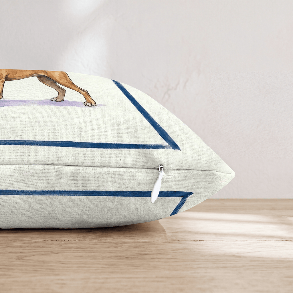 Tea Time Boxer Throw Pillow - Hillcroft Home