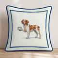 Tea Time Brittany Throw Pillow - Hillcroft Home