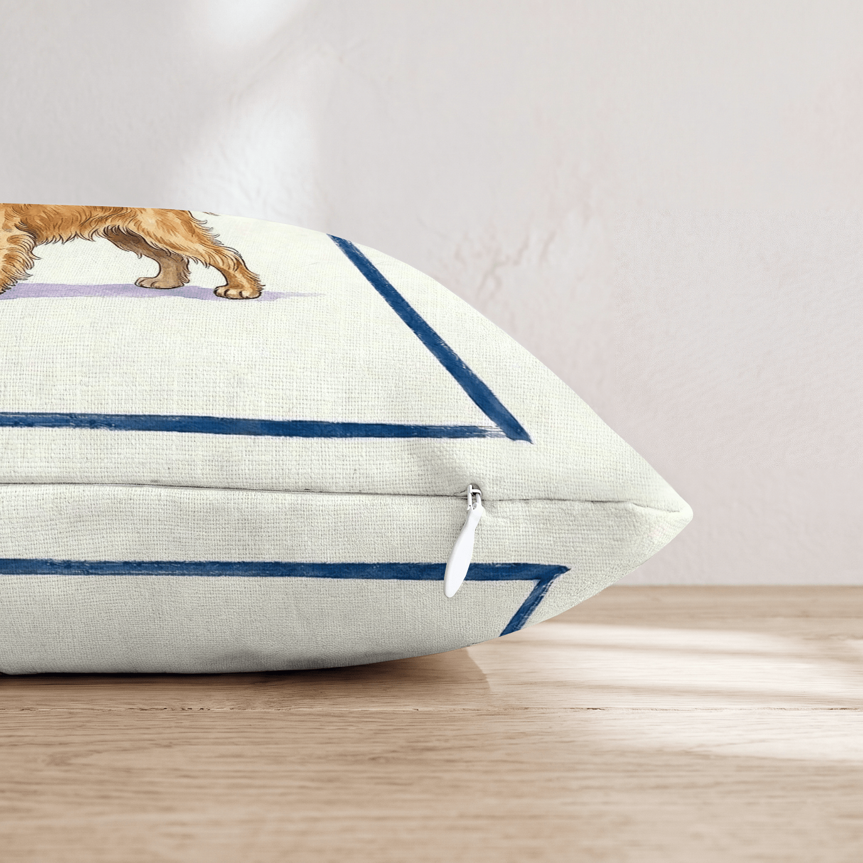 Tea Time Cocker Spaniel Throw Pillow - Hillcroft Home