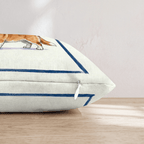 Tea Time Corgi Throw Pillow - Hillcroft Home