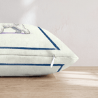 Tea Time Maltese Throw Pillow - Hillcroft Home